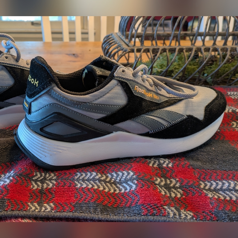 Reebok Black and Gray Athletic Shoes